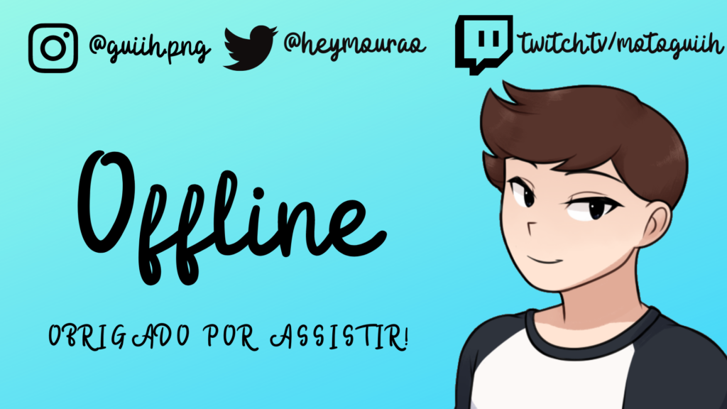 Eu vou criar o design para sua stream