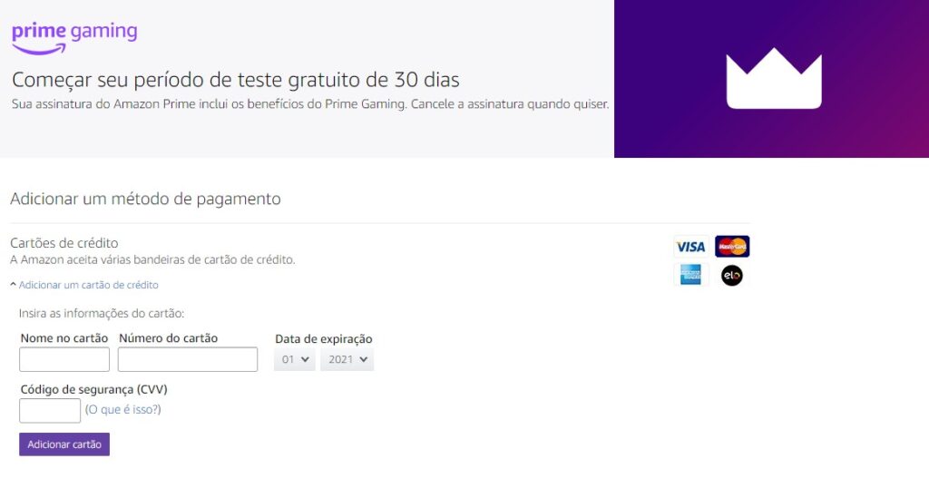 PRIME GAMING GRATIS COMO FUNCIONA? (Teste 30 dias  Prime) 